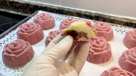 Foto del paso 23 de la receta: “Flores de chocolate” rellenas con crema de coco