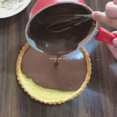صورة لخطوة 4 من وصفة تارت الشوكولاته