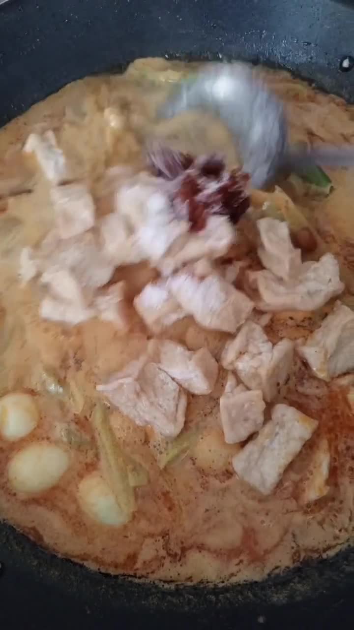 Foto langkah ke 4 dari resep Oblok Oblok Kacang Tolo.