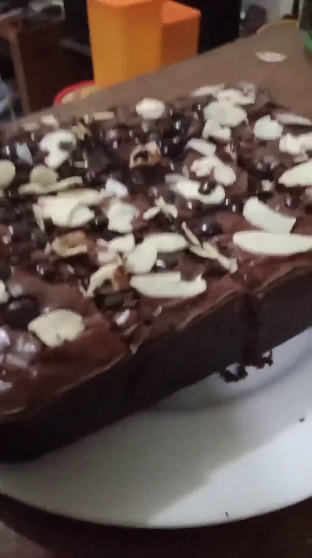 Foto langkah ke 5 dari resep Brownies panggang shinny crust.