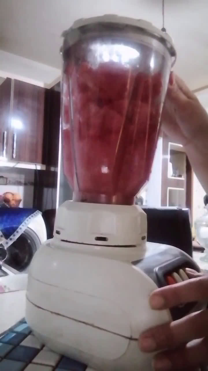 عکس مرحله 2 از دستور اسموتی هندوانه 🍉🍉🍧