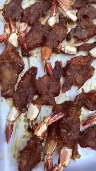 Foto langkah ke 1 dari resep Dendeng Udang Kering.