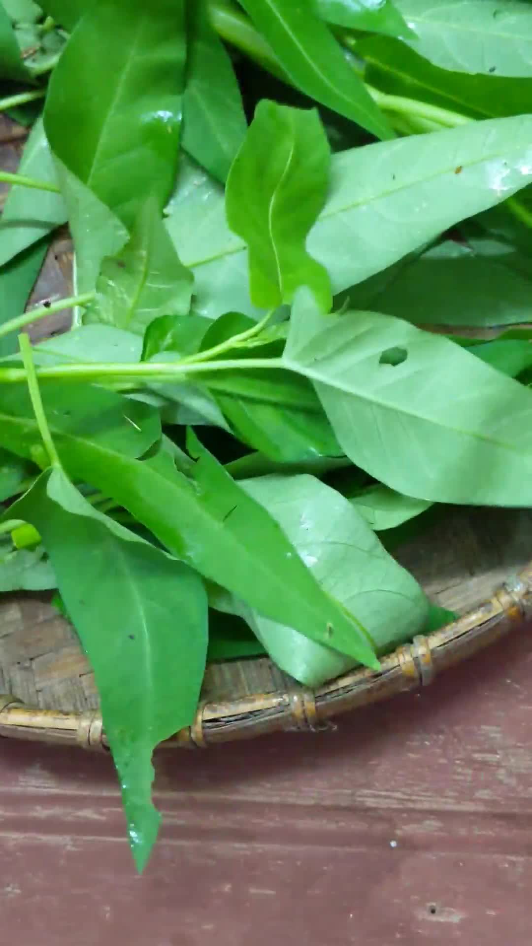Gambar langkah 1 resipi Kangkung Belacan.