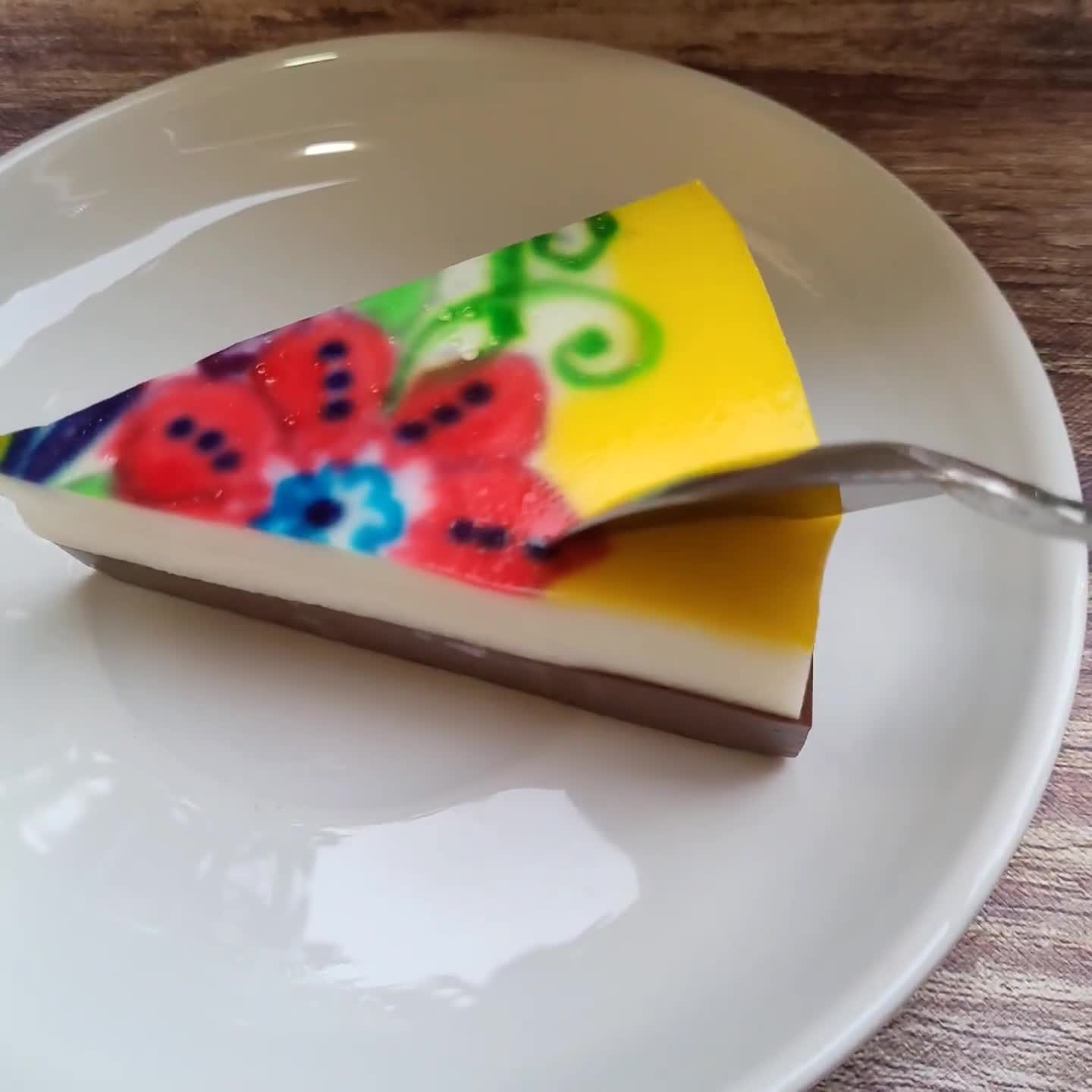 Foto langkah ke 8 dari resep 296. Puding lukis.