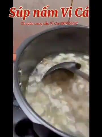 Hình bước làm 3 của món Súp Vi Cá