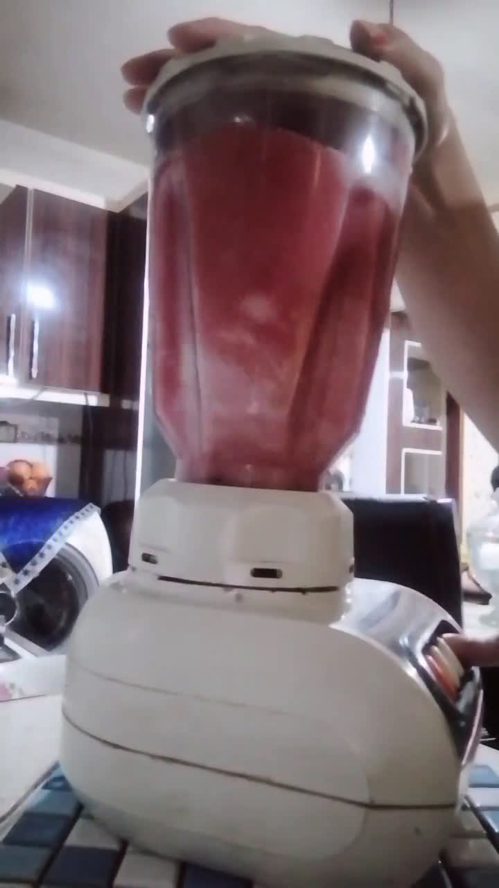 عکس مرحله 2 از دستور اسموتی هندوانه 🍉🍉🍧