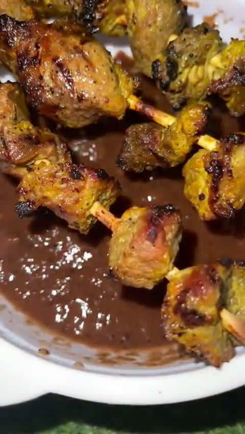 صورة لخطوة 3 من وصفة مشاكيك لحم على الفحم 🍢