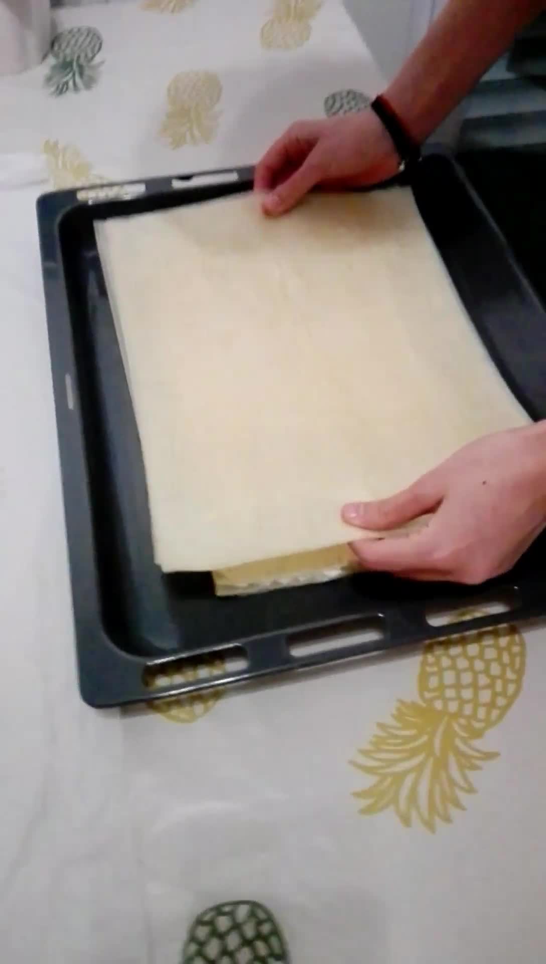 Foto del paso 4 de la receta: Pastel crujiente de queso o Mutabbaq