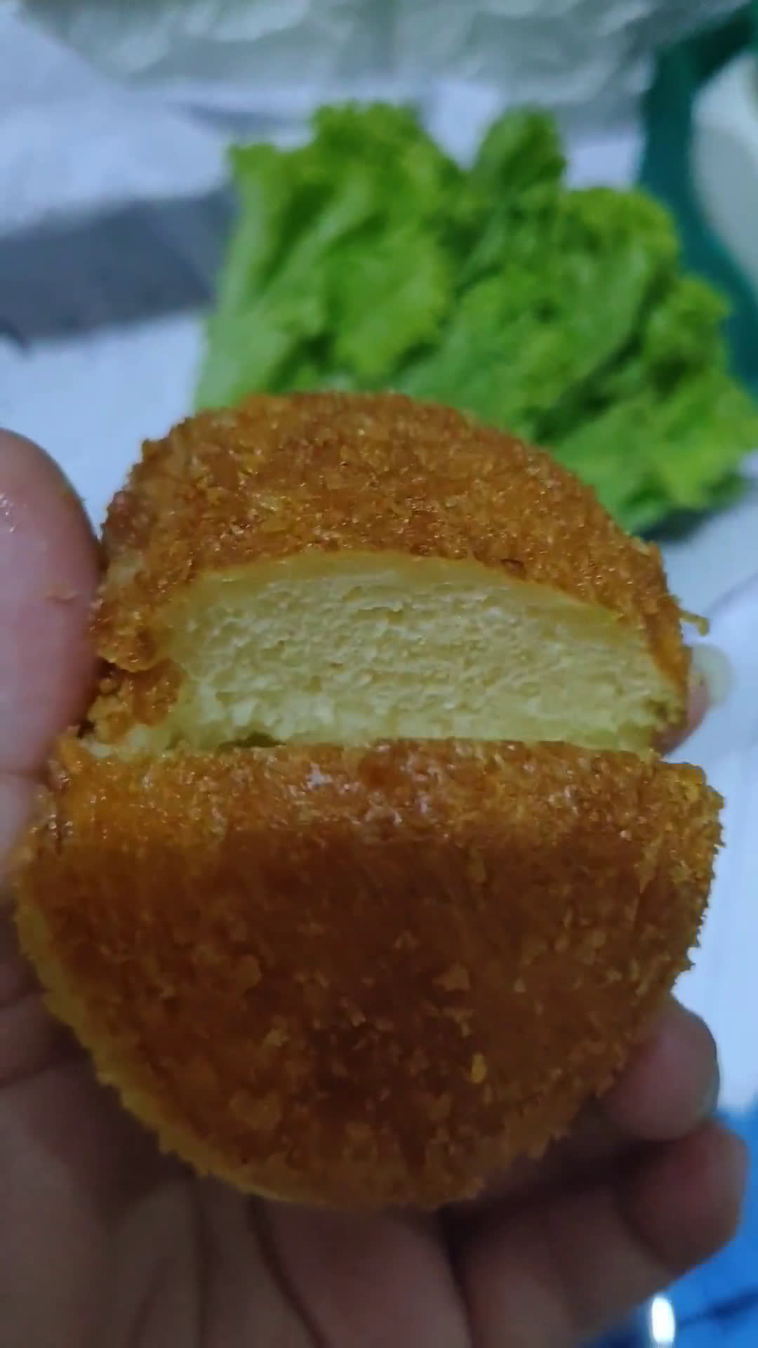 Foto langkah ke 5 dari resep DonTang (Donat Kentang) sosis / sandwich.