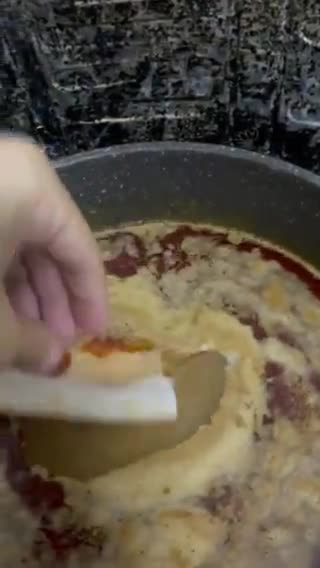 Gambar langkah 4 resipi Laksa Sarawak.