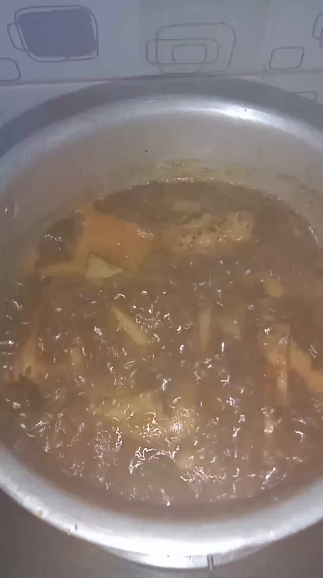Foto langkah ke 4 dari resep Nangka Muda bumbu kluwek.