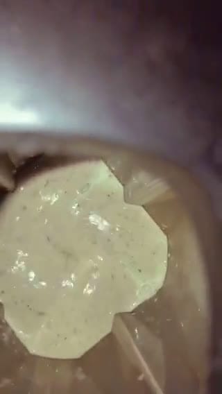 A picture of step 2 of Oreo and Banana Shake.