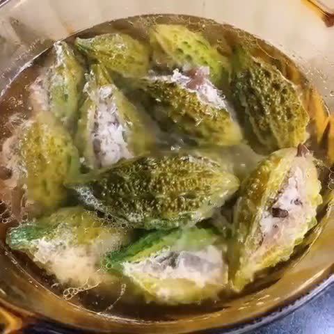 Hình bước làm 3 của món Canh Khổ Qua