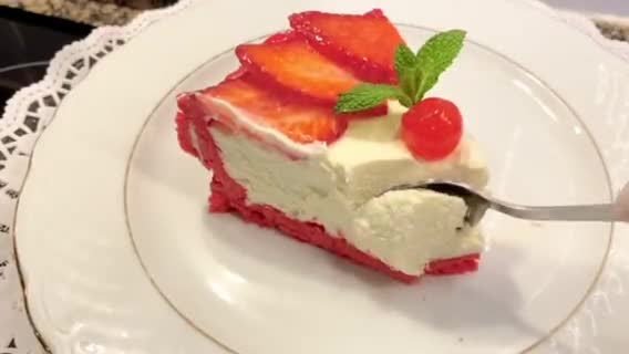 Foto del paso 15 de la receta: Tarta con chocolate blanco “día de los enamorados”