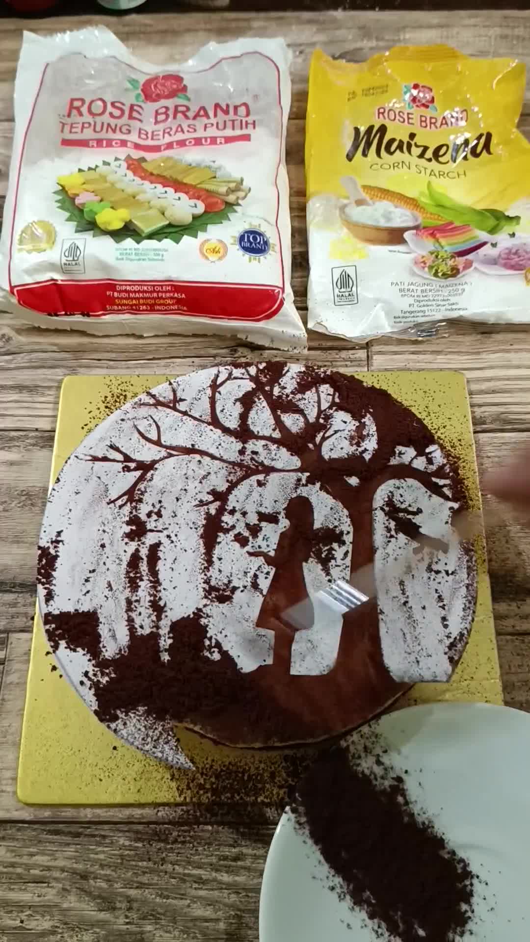Foto langkah ke 11 dari resep Cake Ketagih Lukis No Mixer No Oven.