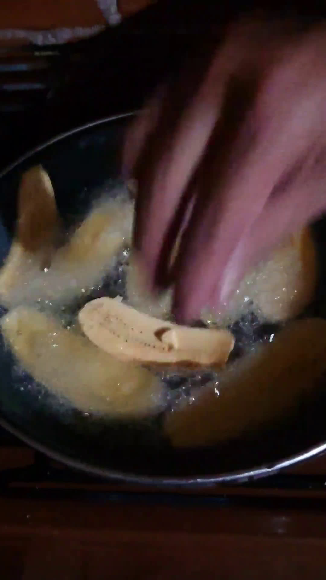 Foto del paso 5 de la receta: Plátanos morados fritos