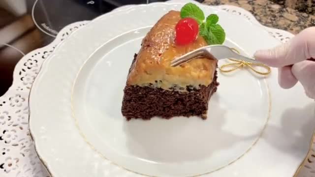 Foto del paso 11 de la receta: Pastel de chocolate con leche condensada asada (Cake with roasted condensed milk)