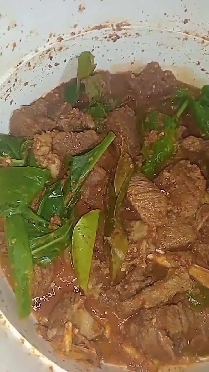 Foto langkah ke 2 dari resep Rendang daging kentang.
