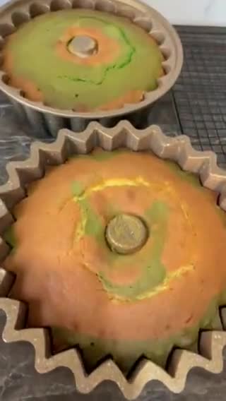 Foto langkah ke 4 dari resep Cake Tape Pandan Keju.