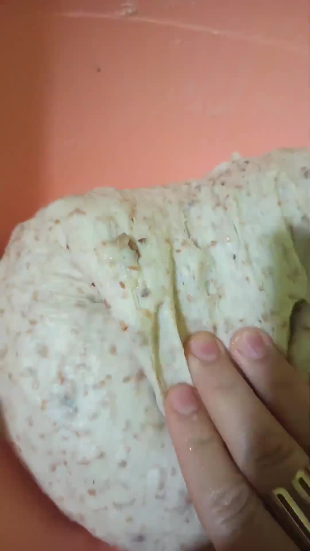 صورة لخطوة 2 من وصفة توست صحي بفرينة القمح الكامل و النبق على طريقتي المبتكرة 🍞