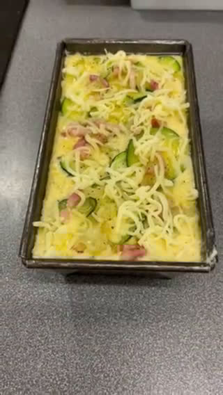 Foto del paso 5 de la receta: Pastel de calabacín y bacon