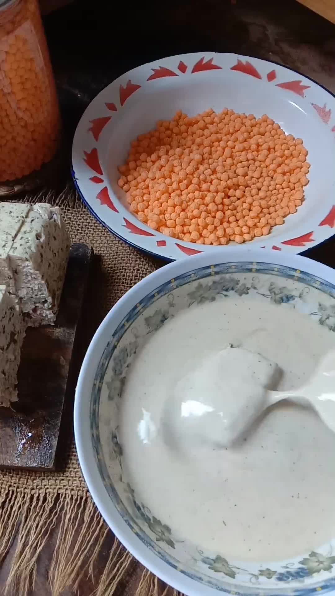 Foto langkah ke 4 dari resep Nugget Tahu Jamur Kuping.