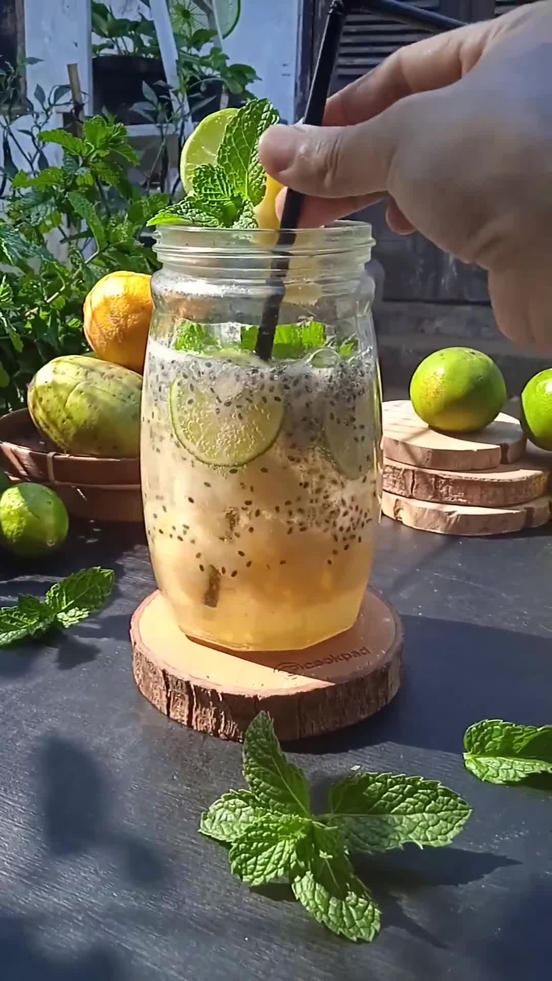 Foto langkah ke 5 dari resep Kedondong Mojito.
