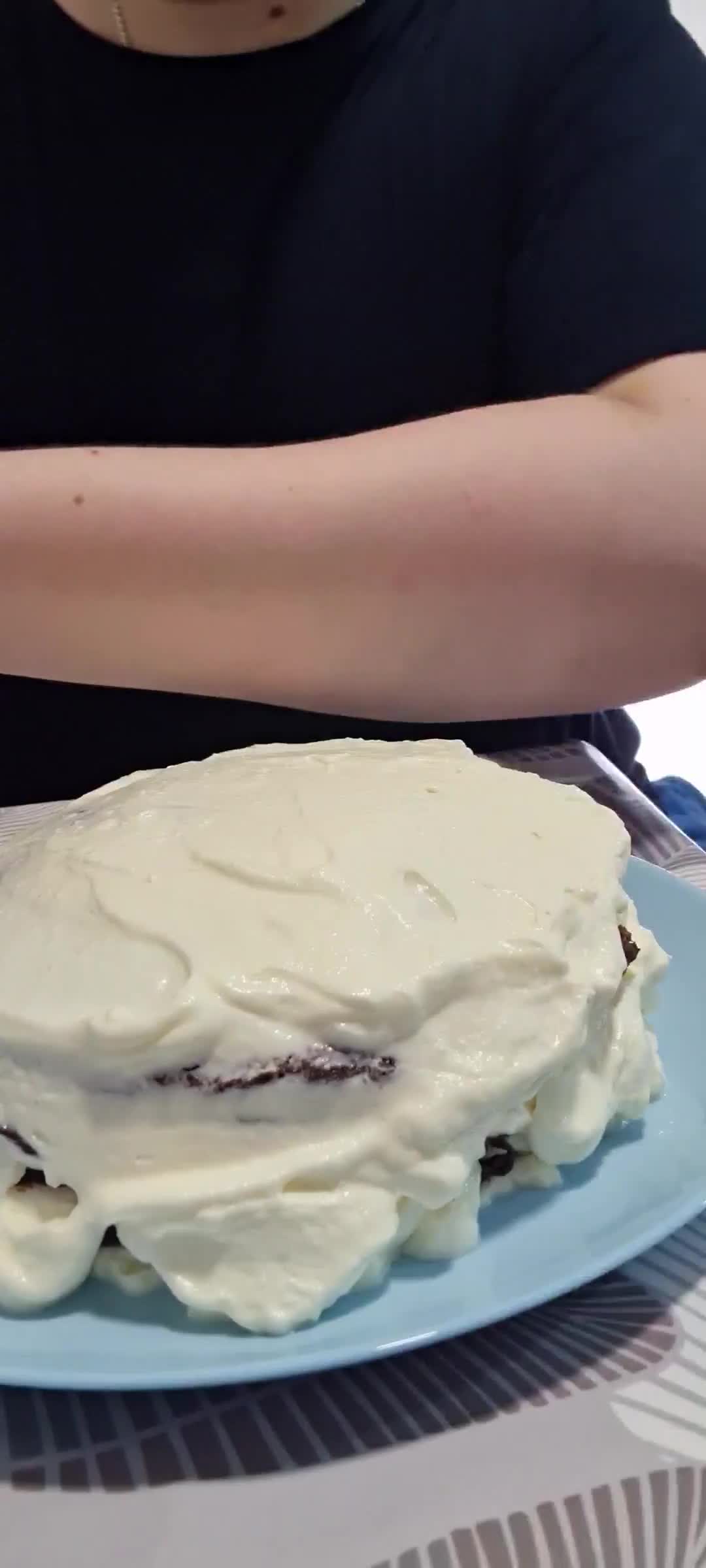 Foto del paso 6 de la receta: Tarta de mascarpone. Sin gluten. Fácil
