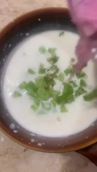 A picture of step 2 of Cucumber Raita.