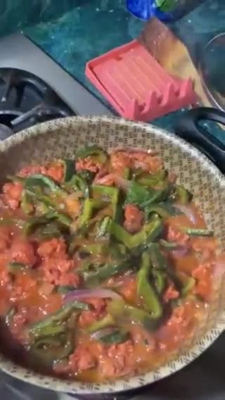 Foto del paso 6 de la receta: Rajas con chorizo