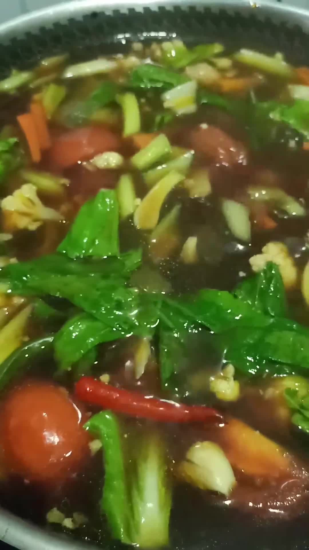 Gambar langkah 7 resipi Mi Hailam / Mee Hailam.