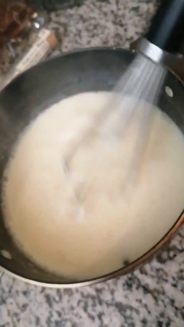 Une image de l'étape 2 de Flan coulis Framboises.