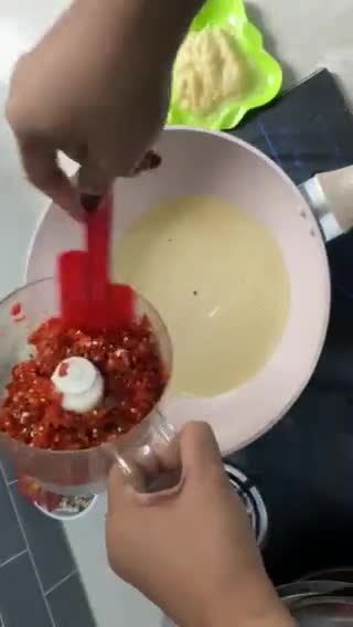 Foto langkah ke 3 dari resep Sambel tempoyak pete.