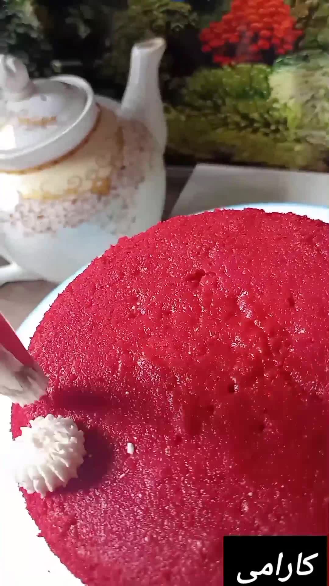 عکس مرحله 6 از دستور کیک ردولوت
