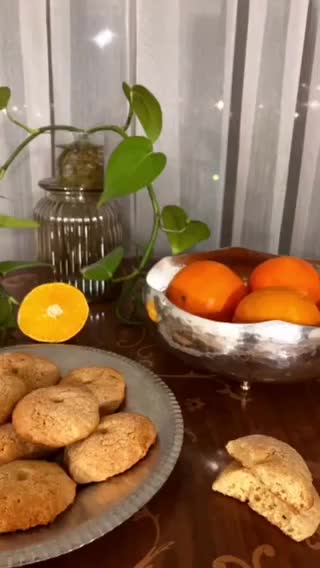 عکس مرحله 1 از دستور کلوچه پرتقالی