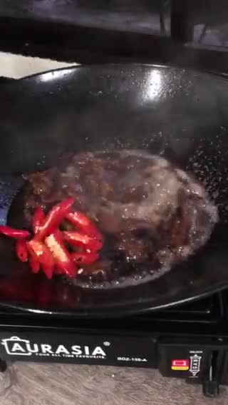 Gambar langkah 4 resipi Daging Lada Hitam Sweet Basil.