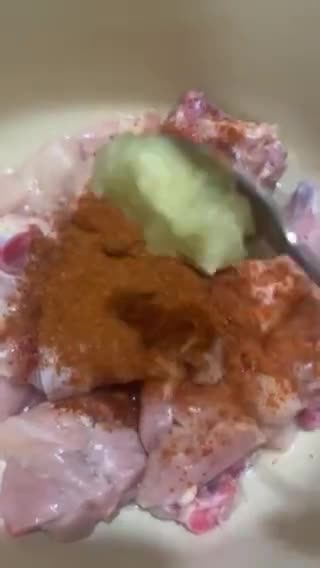 A picture of step 2 of Butter Chicken.