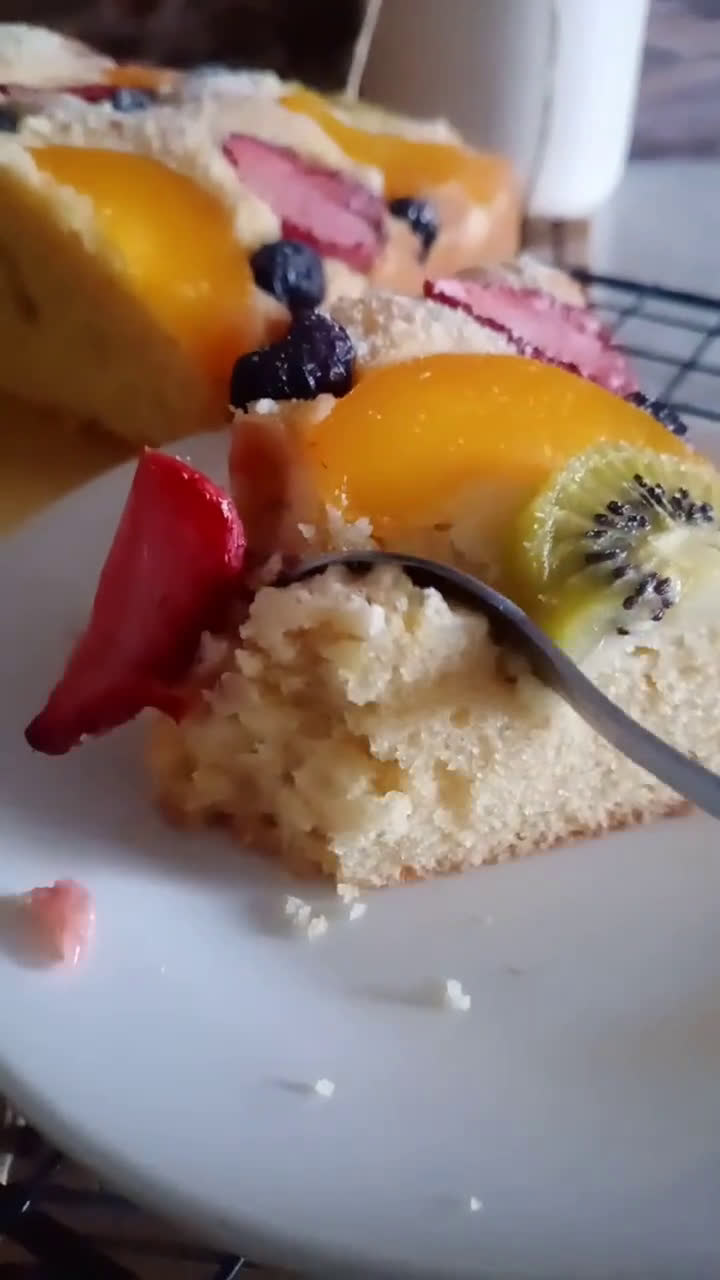 Gambar langkah 7 resipi Pastry Fruit Cake.