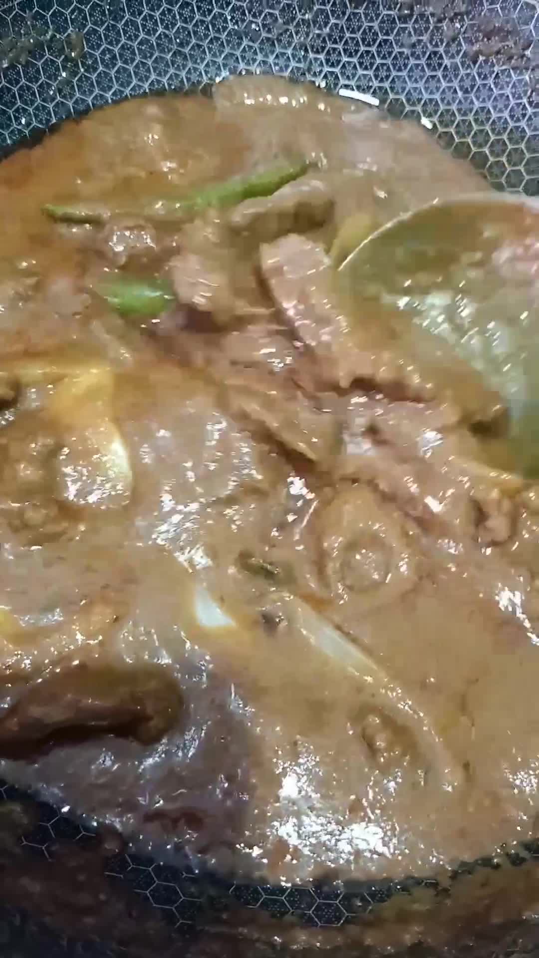 Gambar langkah 4 resipi Daging Kerutuk Kelantan.