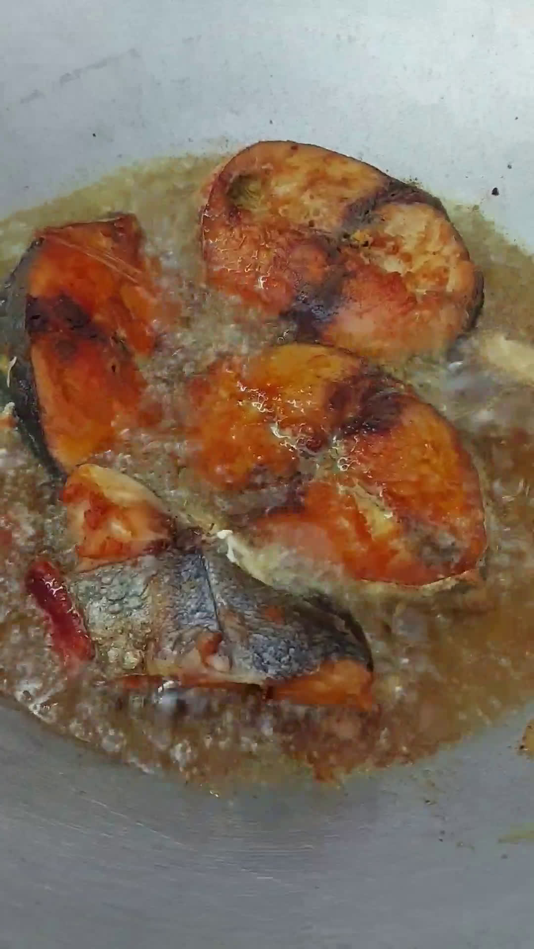 Gambar langkah 2 resipi Ikan tongkol masak kicap.