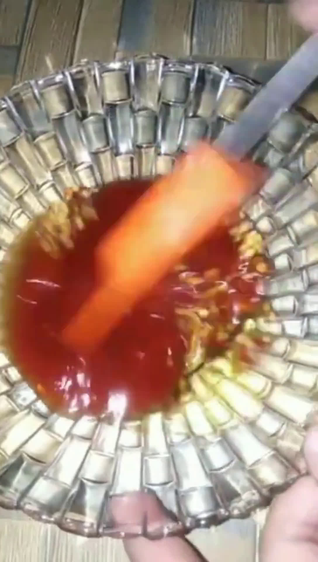 A picture of step 3 of Chilli Dipping Sauce.