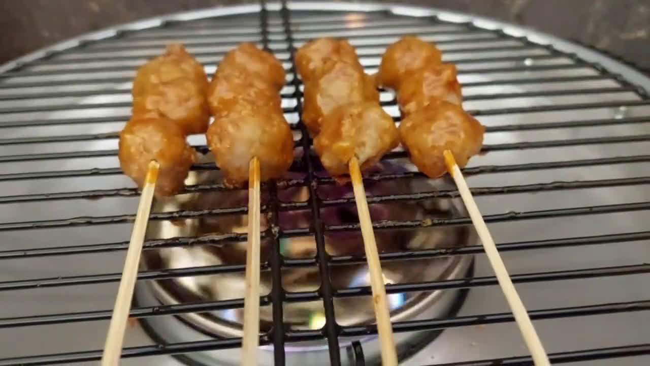 Foto langkah ke 2 dari resep Bakso Bakar Madu Pedas.