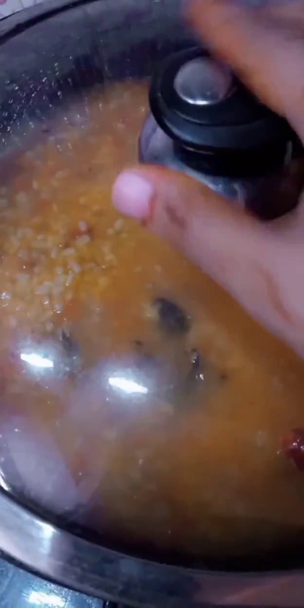 A picture of step 8 of Mash Fry Daal - Dhaba Style.