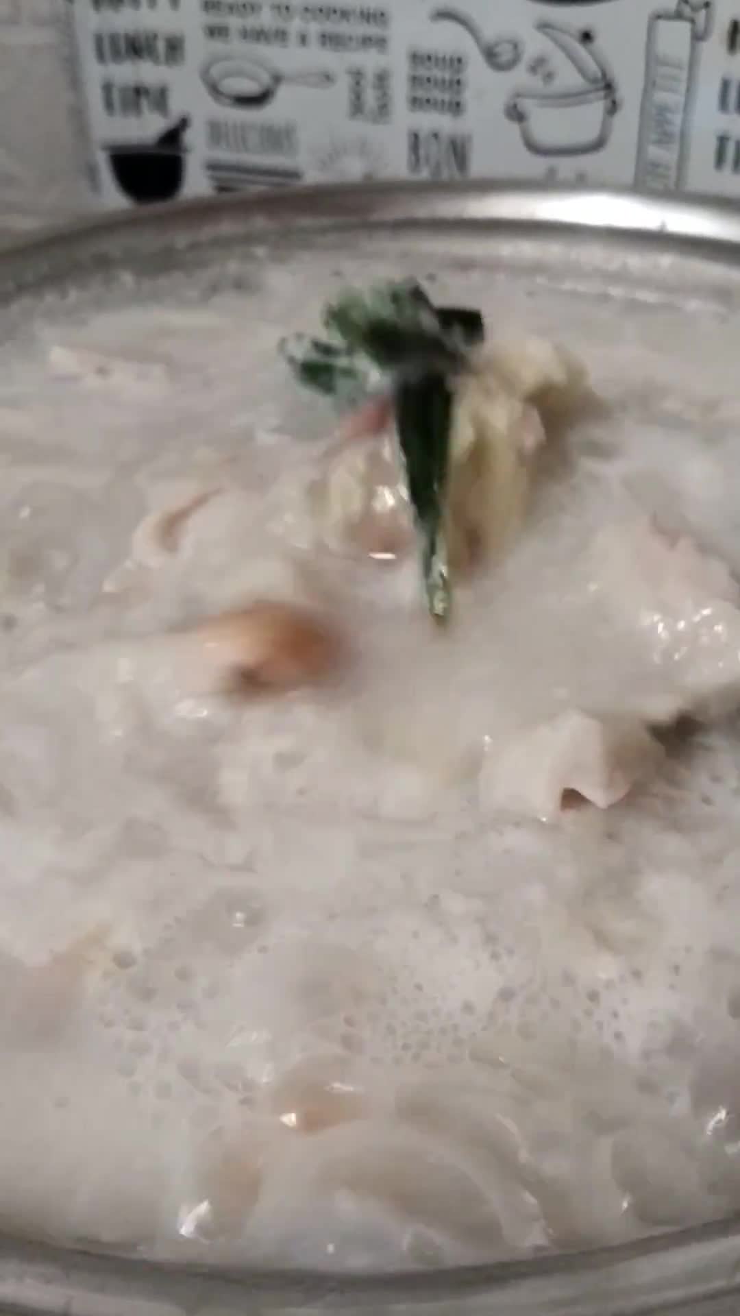 Gambar langkah 1 resipi Kuah manis durian.