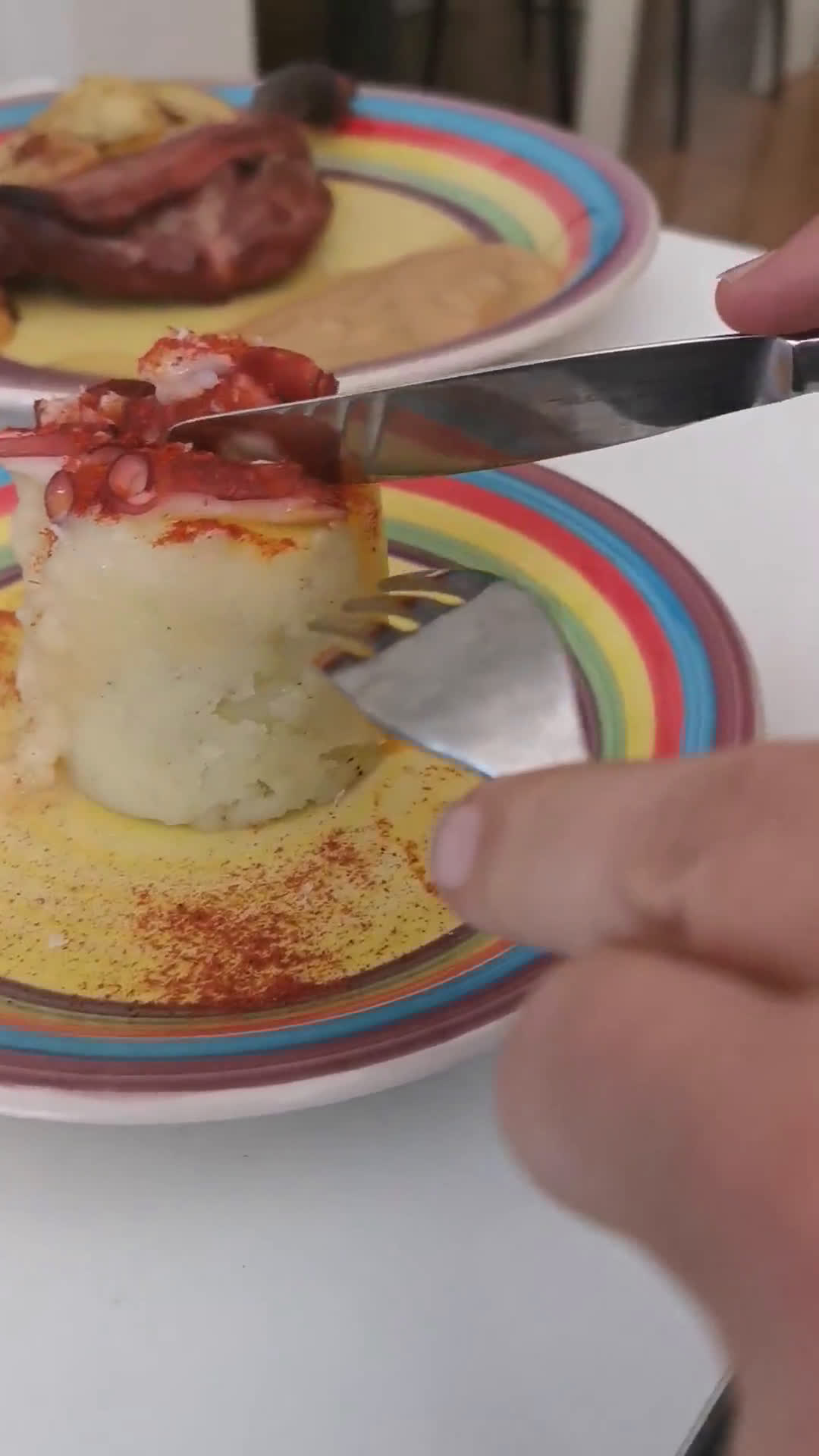 Foto del paso 1 de la receta: Coulant de pulpo a la gallega
