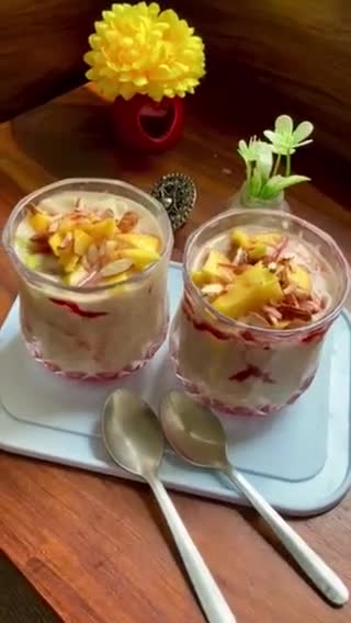 फलाहारी फ़्रूट कस्टर्ड (बिना दूध और कस्टर्ड पाउडर) (Falahari fruit custard recipe in hindi) रेसिपी चरण 7 फोटो