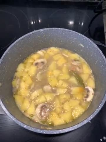 Foto del paso 5 de la receta: Lentejas con manzana y champiñones