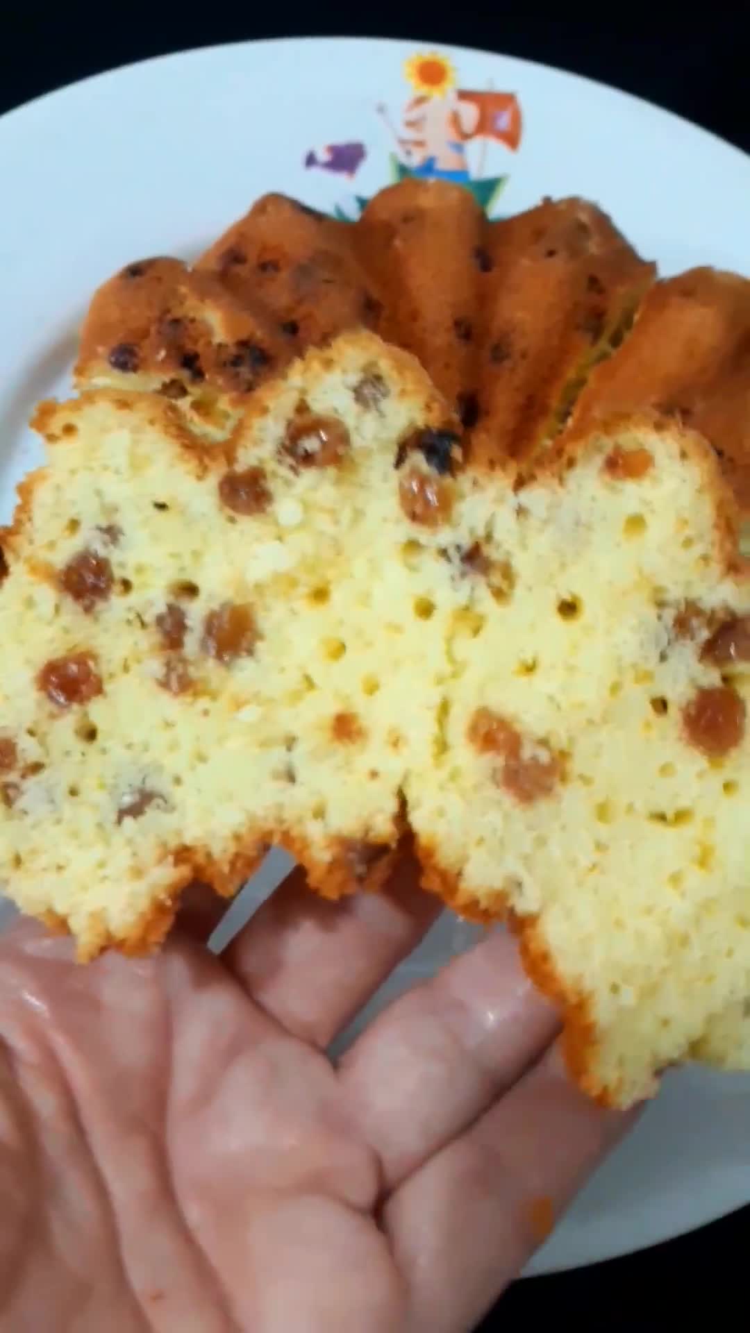 عکس مرحله 6 از دستور کیک کشمشی پرتقالی 😋😍