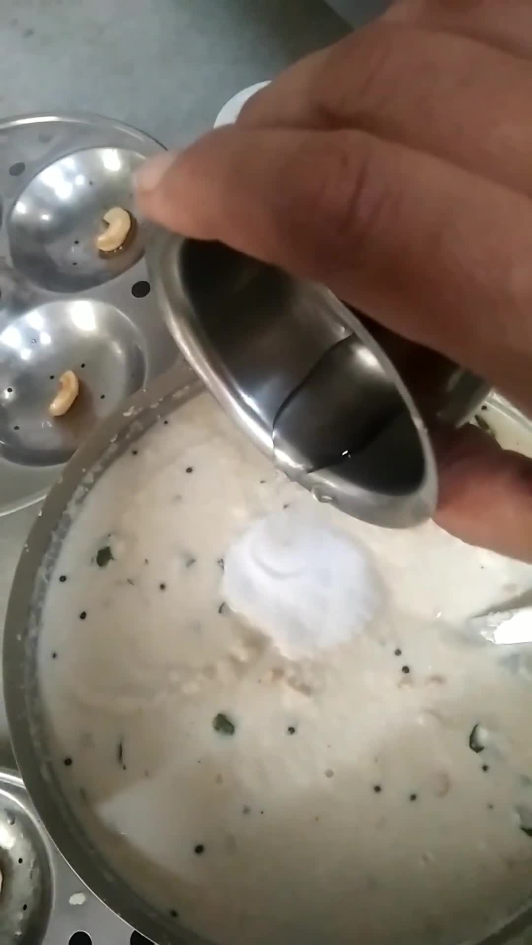 A picture of step 9 of Instant Rava Idly & Quick Sambhar.