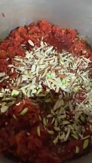 A picture of step 5 of Gajar Ka Halwa.
